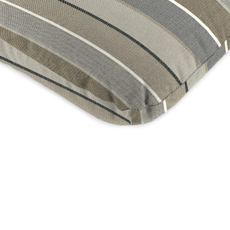 22" x 45" Outdoor Chair Cushion with Ties and Loop, Milano Char