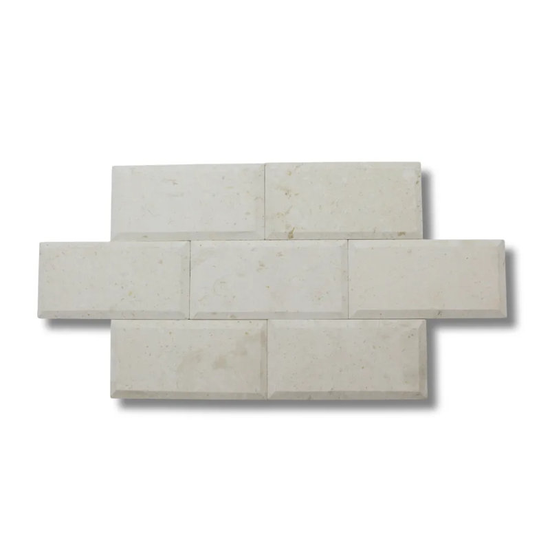 3x6 LIMESTONE TILES HONED & DEEP