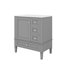 Armoire de meuble-lavabo autoportante 30 po avec évier, 3 tiroirs, 1 porte Modern-121049864