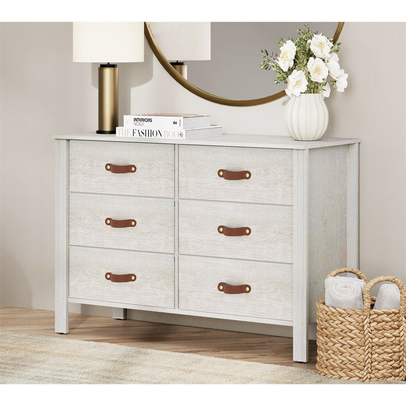 Ashae Kids 6 - Drawer Dresser, White