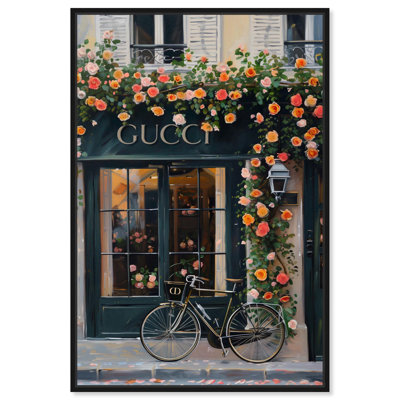 Store in Fall Time, designer de mode sur toile par Art Remedy