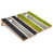 Dark Gray/Lime Striped