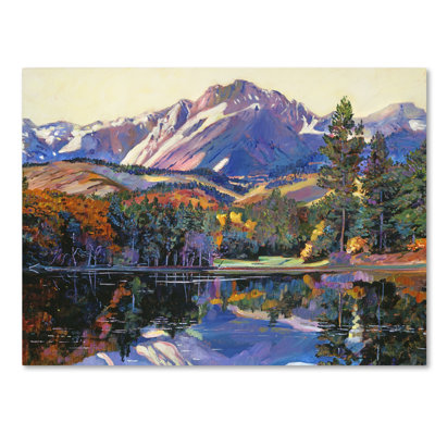 « peintre de lake », reproduction d’art sur toile tendue