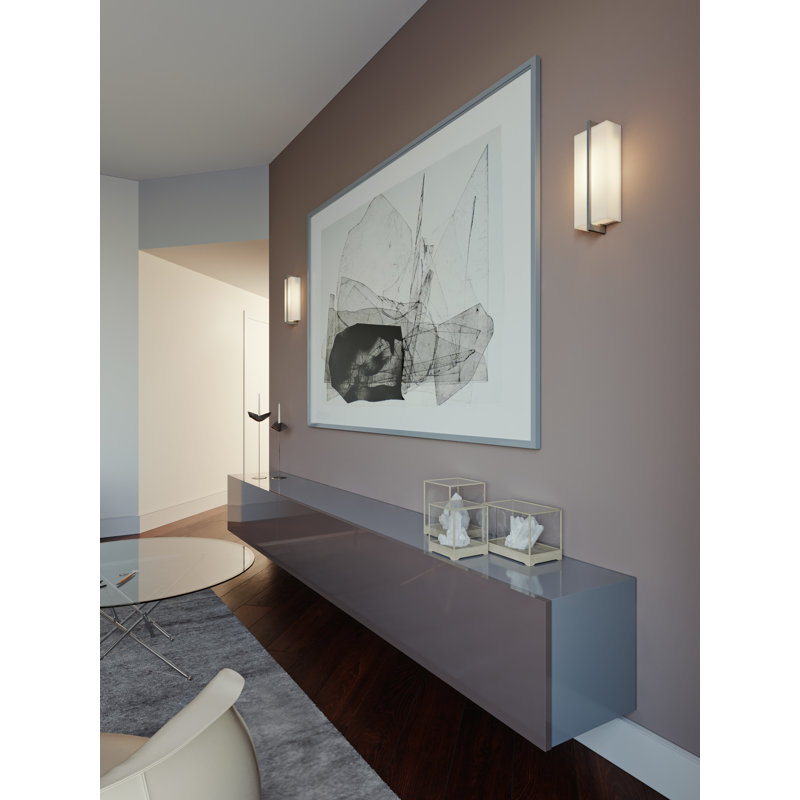 Leeroy Flush Mounted Sconce, Jute , Weather Gray