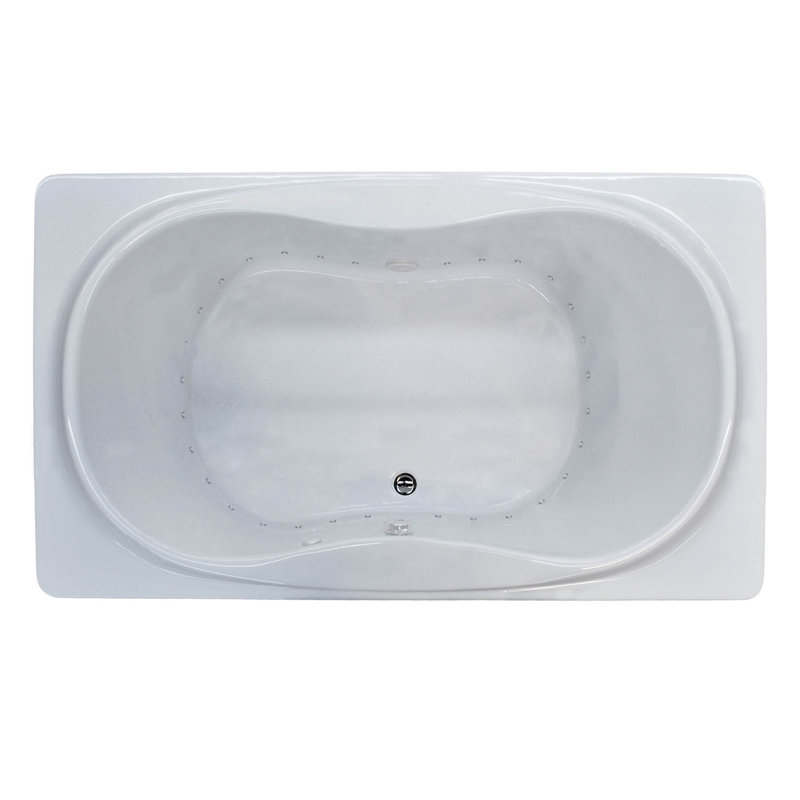 Cayman 71.5'' x 35.5'' Air Acrylic Bathtub