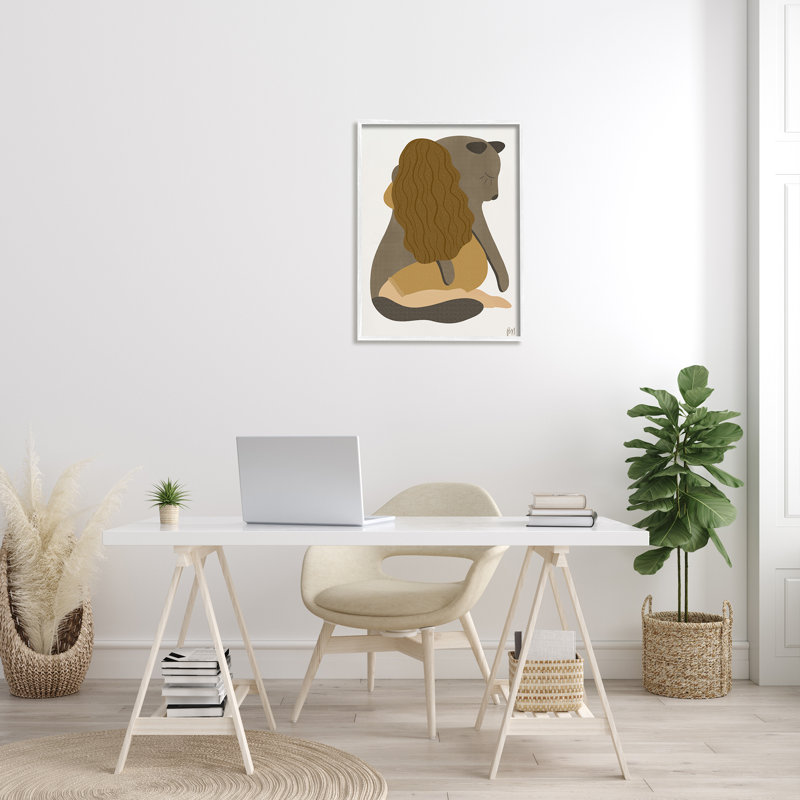 Ensembles de lions de mer ensanglantés Ensley, H 30 po x l 24 po, Giclée encadrée blanc bord de mer