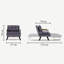 Fauteuil futon de 23,6 po Taplin-149243096