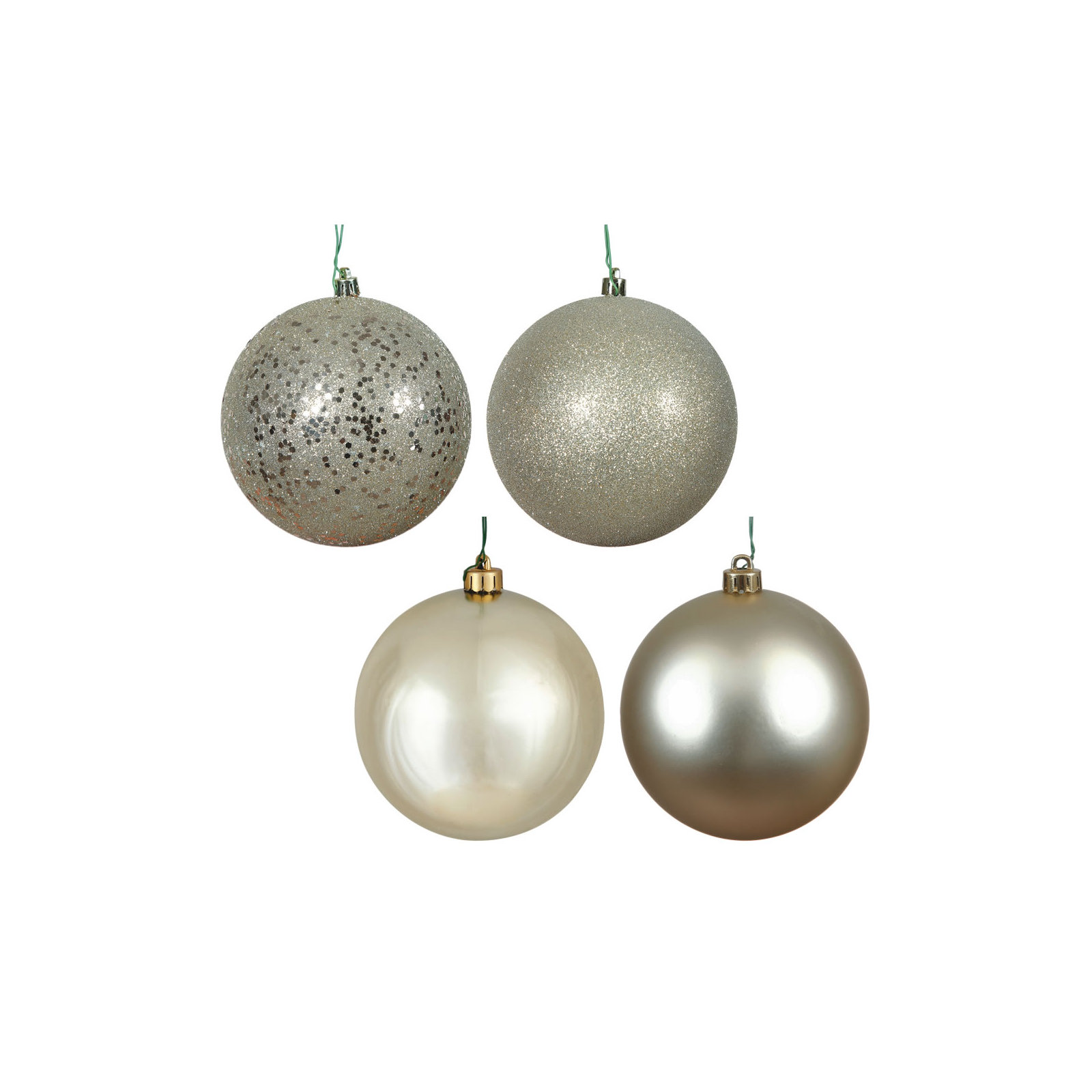 Holiday Décor Ball Ornament, Champagne