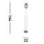 Cheung 144cm Chrome Novelty Floor Lamp