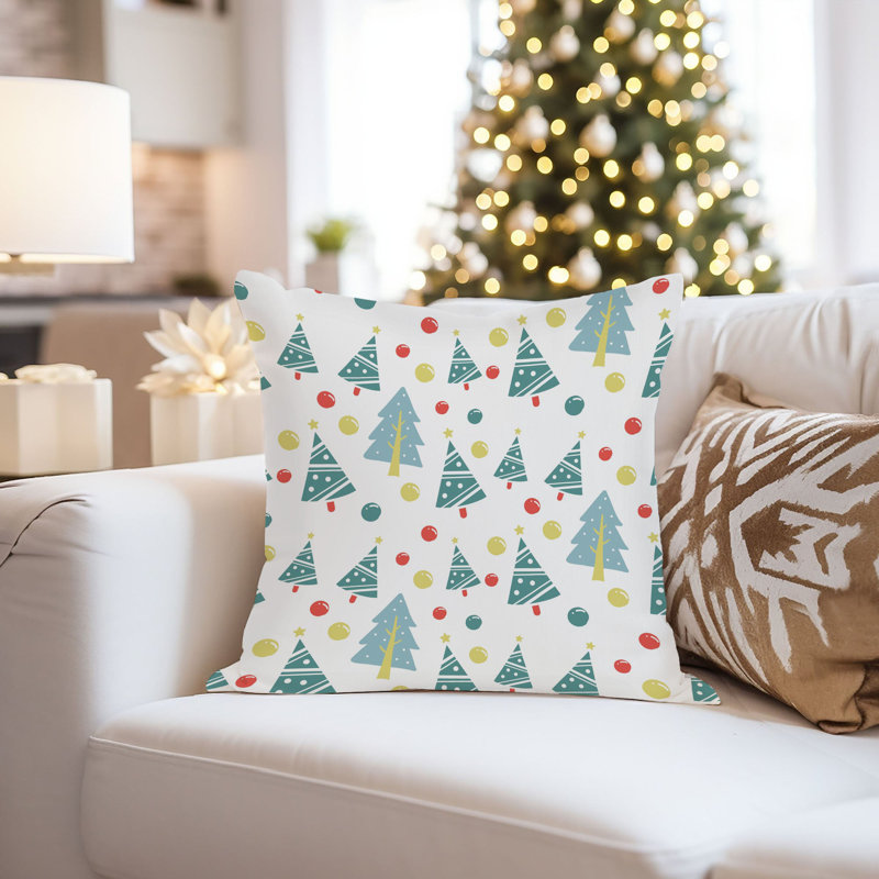 Holiday Christmas Tree Pattern I Modern, 20"H x 20"W