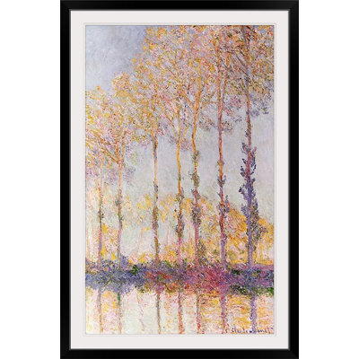 Peupliers sur les rives de l'Epte, 1891 par Claude Monet - reproduction d'art