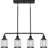 Leyden 4-Light Steel Linear Pendant 