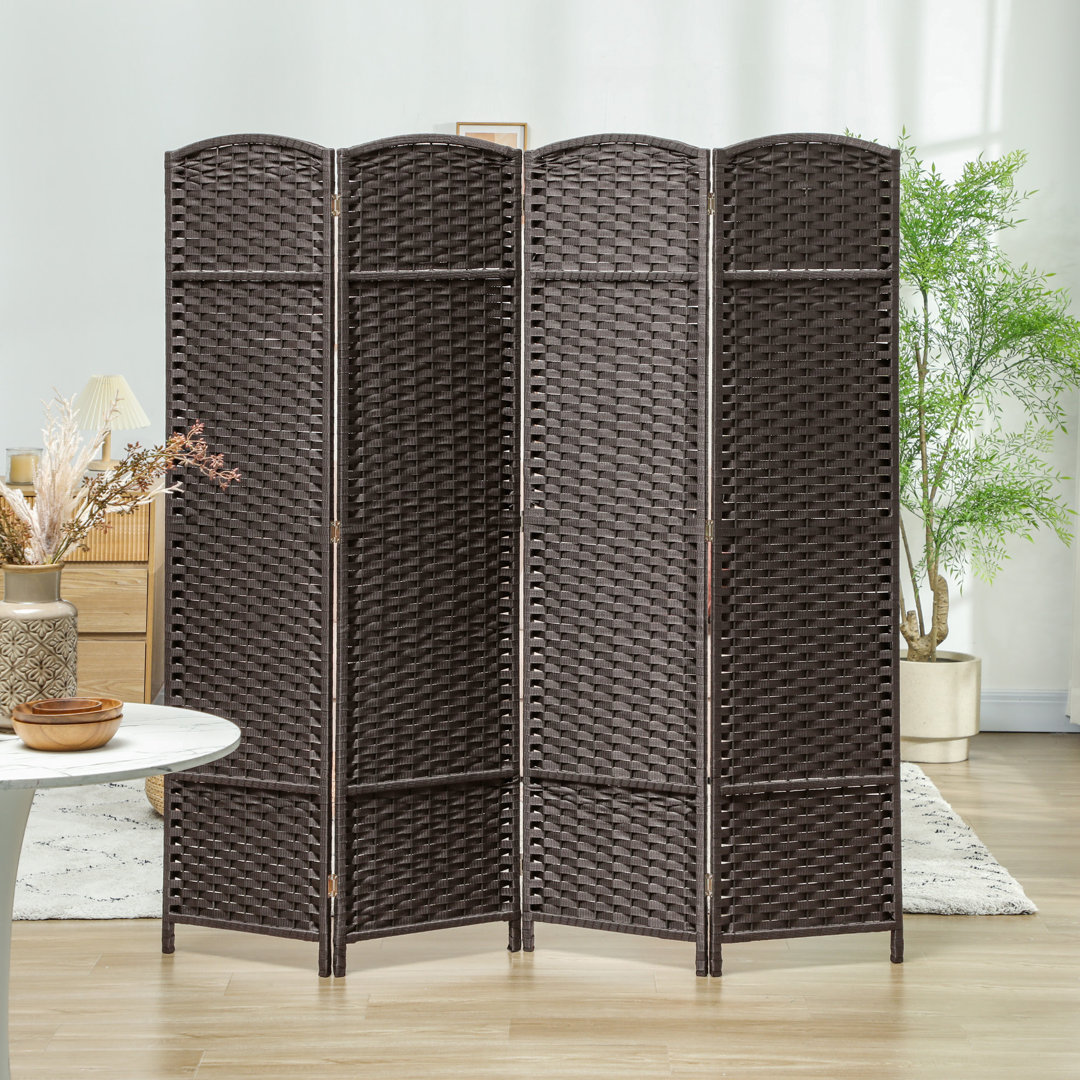160cm W x 170cm H 4 - Panel Folding Room Divider