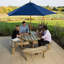 Gloria 8 - Person Patio Dining Set Round Table