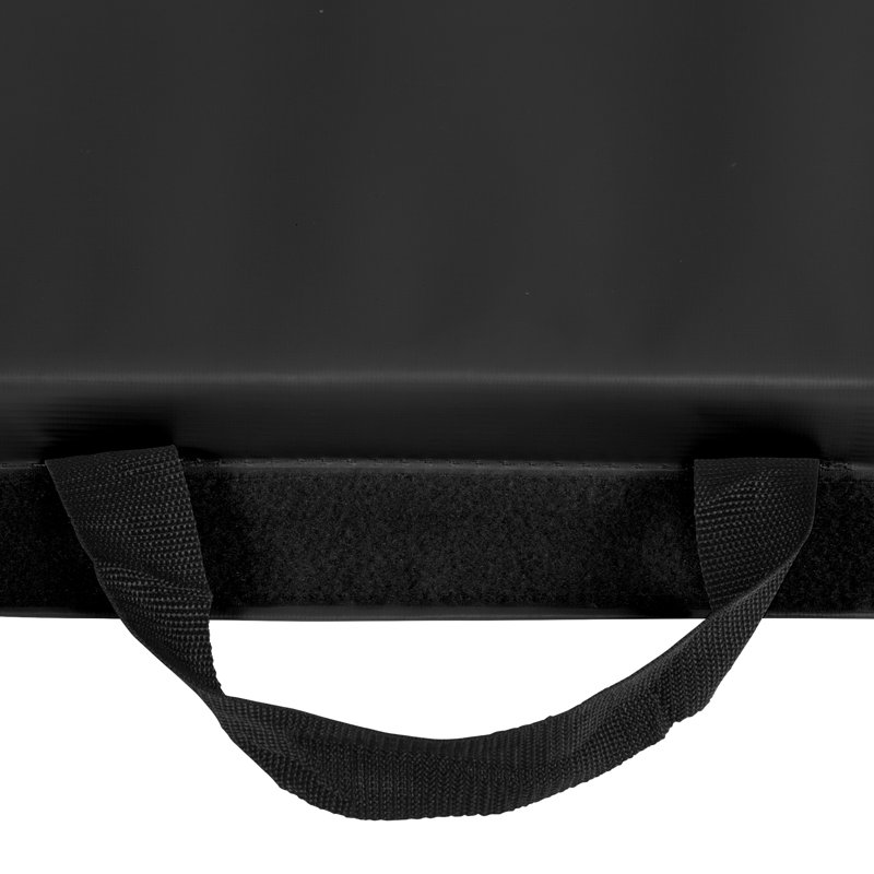 Tapis d'exercice en vinyle ECO, Noir, H 96 po x l 48 po x P 2 po