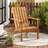 4 PCS Patio Adirondack Chair with Inclined Seat High Backrest for Porch Backyard