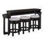 Ensemble 4 pièces console de bar