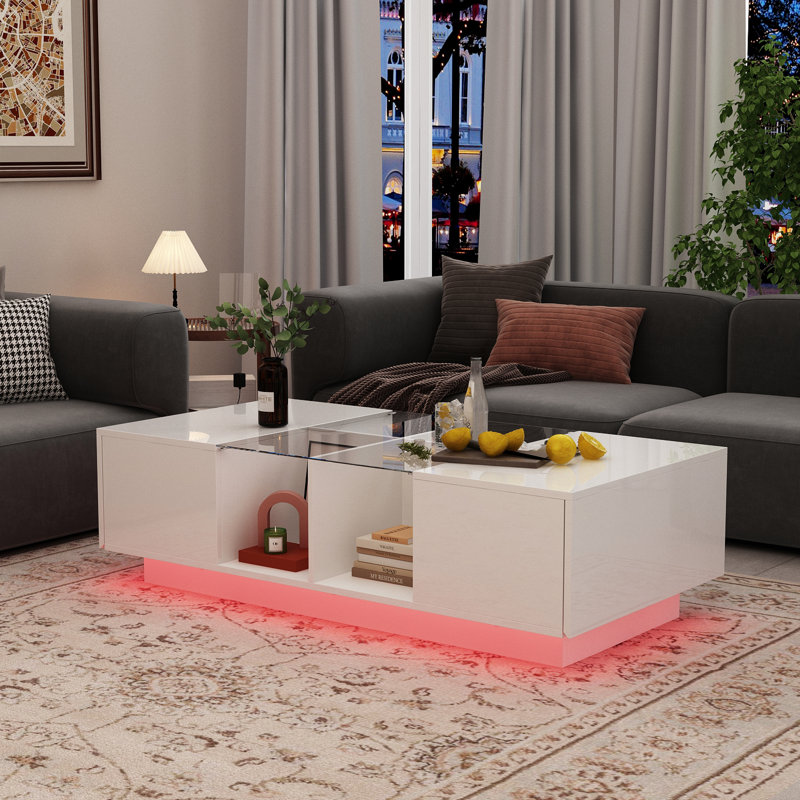 Table basse moderne avec rangement