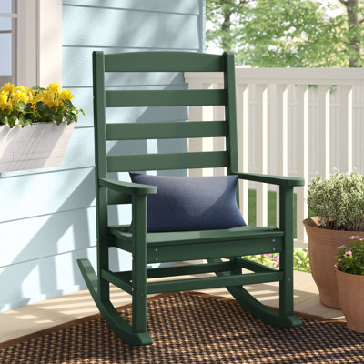POLYWOOD x Sol 72 Jamarion Porch Rocking Chair by Sol 72 Outdoor