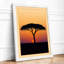 Acacia at Dusk Coastal - Framed Print-1448321447-1448321454