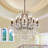15-Light Dimmable Classic/Traditional Brass Chandelier-1042263947
