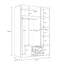 Raphel 3 Door Manufactured Wood Wardrobe