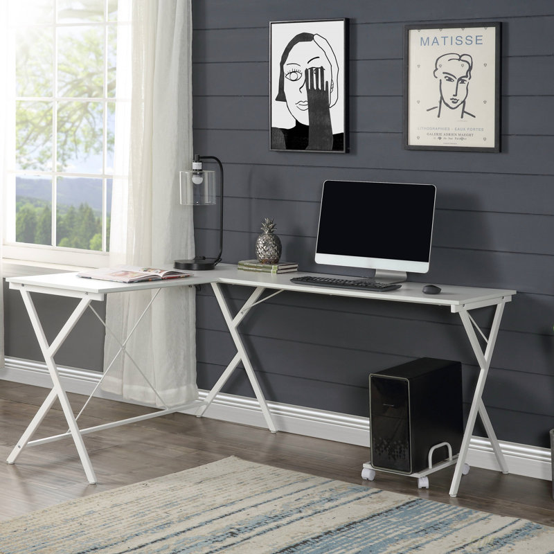 Dazenus Finish Computer Desk, White