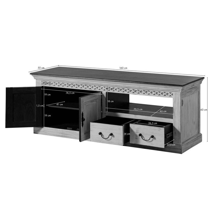 Castle-Antik TV Stand for TVs up to 65"