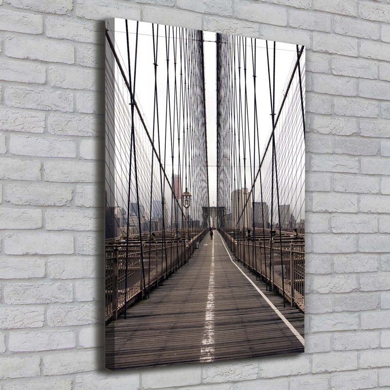Brooklyn Bridge - Wrapped Canvas Print
