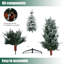 Arbre de Noël artificiel épinette 6,8 pi Hasset