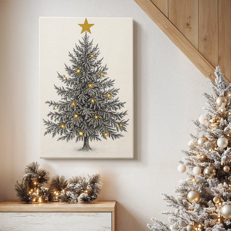Toile tendue sur toile Snowige Whisper-Premium, H 18 po x l 12 po