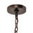 6 - Light Mahogany Bronze Unique/Statement Pendant