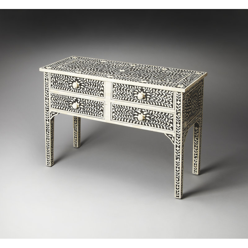 Bone Inlay Vivienne Console Table