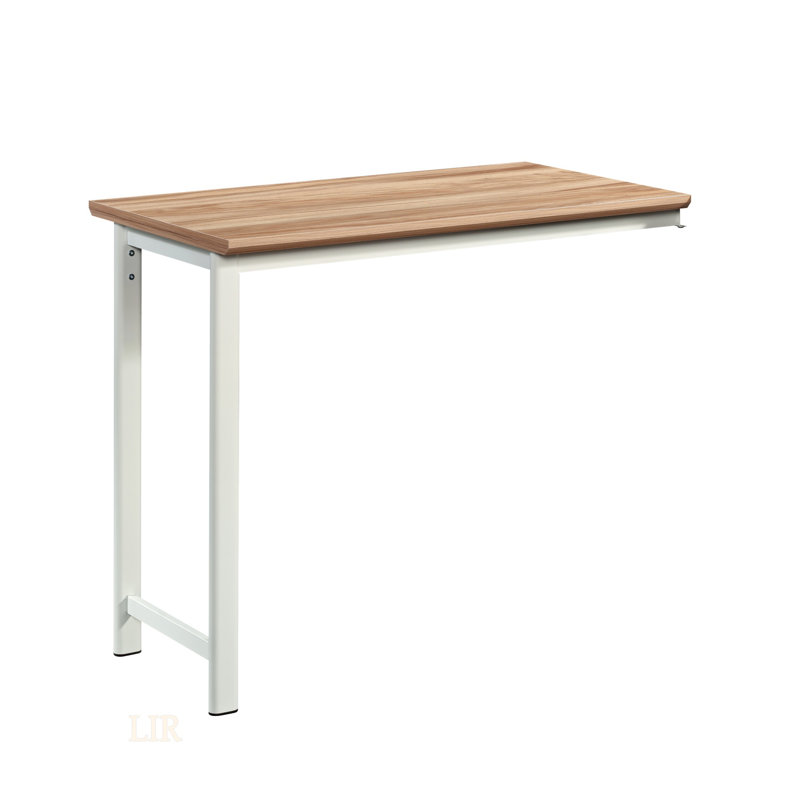 Retour de bureau durable avec une finition brune élégante, pour des configurations de bureau à domicile polyvalentes et élégantes.