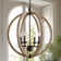 Gracie Oaks 4 - Light Globe Orb Wood Chandelier & Reviews | Wayfair