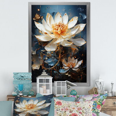 Opulent Reflections Lotus II sur toile