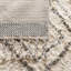 Tapis beige en laine tissé à plat à la main Powell Southwestern-1681857207