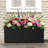 Metal Planters Box– Rectangular Large Black Planter for Outdoor Plants and Garden Use,Sleek Planter Box with Drainage Holes ,Vegetables and Flowers-438762093-438762094