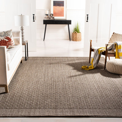 Tapis en sisal tissé jacquard Palm Beach