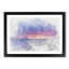 A Beach in Spain in Abstract - Picture Frame Graphic Art Print-55629575-55629579