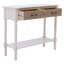 Wine 90cm Solid Wood Top Console Table