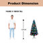 Lighted Artificial Christmas Tree-689852257