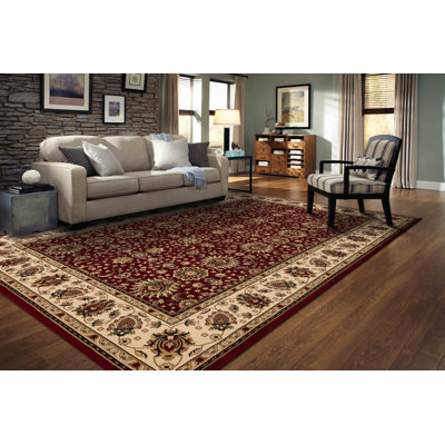 Tapis floral / botanique multicolore de la collection Izmir