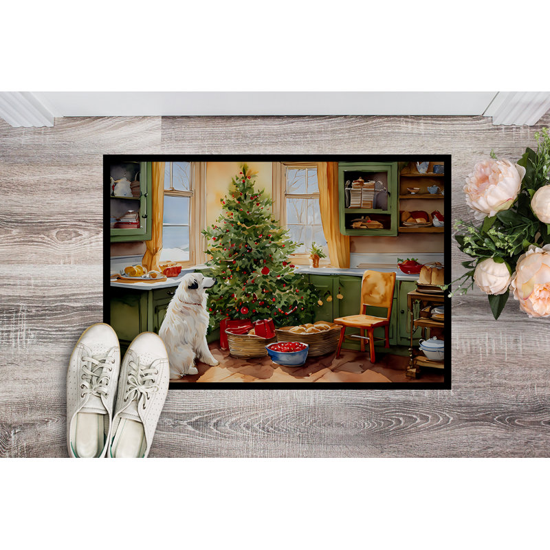 Junya Non-Slip Christmas Doormat, 18" W x 27" L