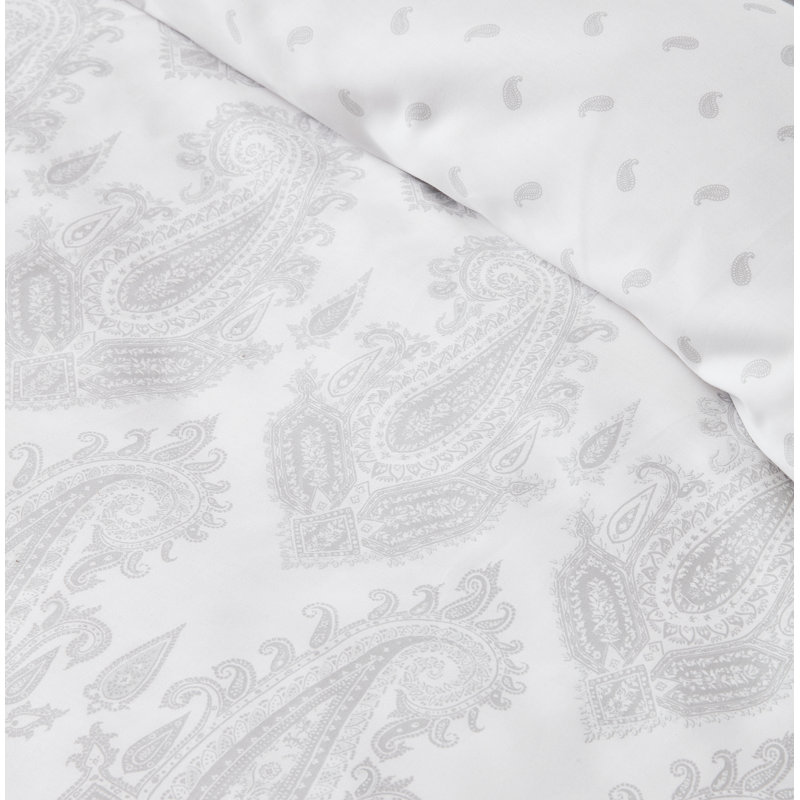 Dalisay 200TC 100% Cotton Sateen Duvet Cover Set, Single Duvet Cover + 1 Standard Pillowcase