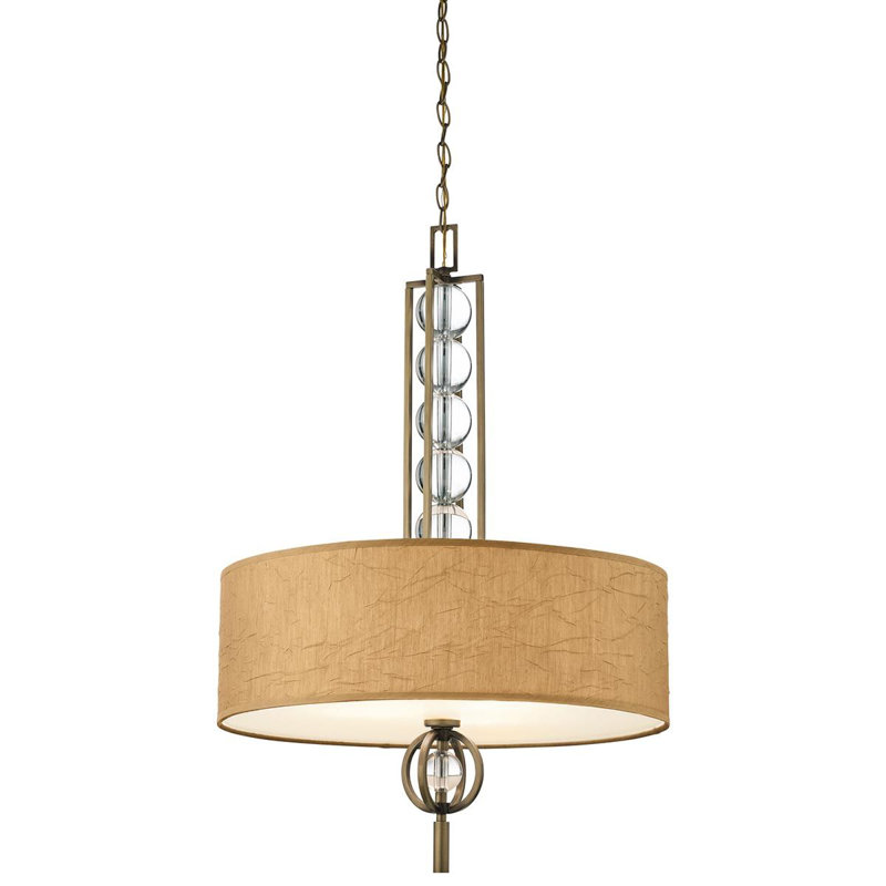 Rosier 3 - Light Cambridge Bronze Drum Pendant