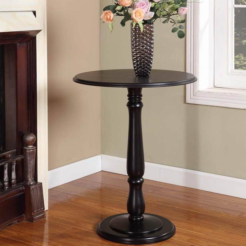 Table de bout d'appoint Stehle, Noir