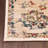 Modern Farmhouse Floral 4' x 6' 100% Polypropylene Indoor Runner/ Area Rug Ivory Red-206101559
