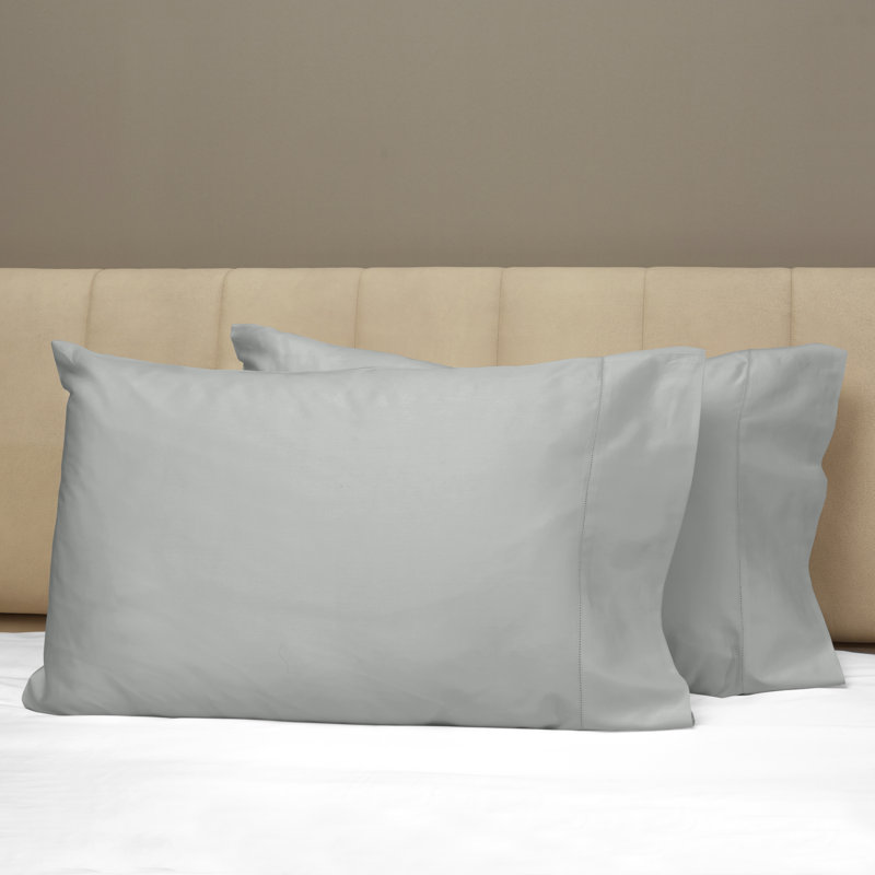 Raffaello Sateen Pillow Case, King Pillowcase, Silver Moon