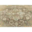 Tapis oriental délavé semi-antique à motif floral 10 x 13